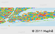 Political Panoramic Map of ZIP code 11501