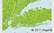 Physical Map of ZIP code 11507