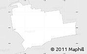 Silver Style Simple Map of ZIP code 11507