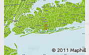 Physical Map of ZIP code 11510
