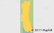 Savanna Style Simple Map of ZIP code 11510