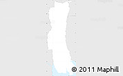Silver Style Simple Map of ZIP code 11510