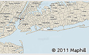 Classic Style 3D Map of ZIP code 11559