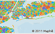 Political 3D Map of ZIP code 11559