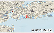 Shaded Relief 3D Map of ZIP code 11559