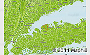 Physical Map of ZIP code 11560