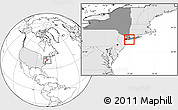 Blank Location Map of ZIP code 11566, highlighted country, highlighted state
