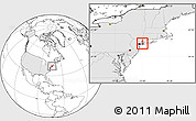 Blank Location Map of ZIP code 11576, highlighted country, highlighted county