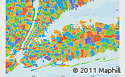 Political Map of ZIP code 11576