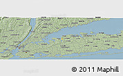 Savanna Style Panoramic Map of ZIP code 11579