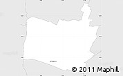 Silver Style Simple Map of ZIP code 11580