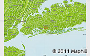 Physical Map of ZIP code 11581