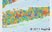Political Map of ZIP code 11749