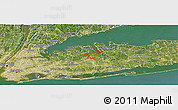 Satellite Panoramic Map of ZIP code 11791