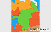 Political Simple Map of ZIP code 11791