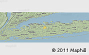 Savanna Style Panoramic Map of ZIP code 11797