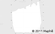 Silver Style Simple Map of ZIP code 11801