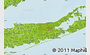 Physical Map of ZIP code 11933