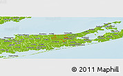 Physical Panoramic Map of ZIP code 11933