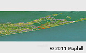 Satellite Panoramic Map of ZIP code 11968