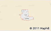 Classic Style 3D Map of ZIP code 12078, single color outside