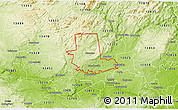 Physical 3D Map of ZIP code 12078