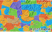 Political 3D Map of ZIP code 12078
