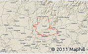 Shaded Relief 3D Map of ZIP code 12078
