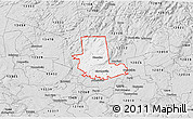 Silver Style 3D Map of ZIP code 12078