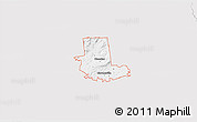 Silver Style 3D Map of ZIP code 12078, single color outside