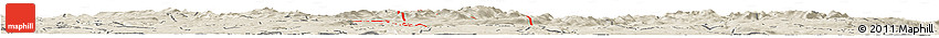 Shaded Relief Horizon Map of ZIP Code 12078