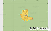 Savanna Style Map of ZIP code 12078, single color outside