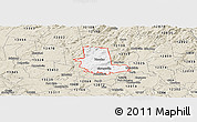 Classic Style Panoramic Map of ZIP code 12078