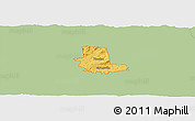 Savanna Style Panoramic Map of ZIP code 12078, single color outside