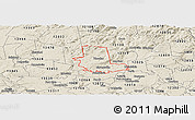Shaded Relief Panoramic Map of ZIP code 12078