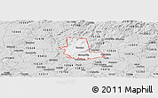 Silver Style Panoramic Map of ZIP code 12078