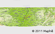 Physical Panoramic Map of ZIP code 12144