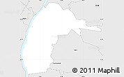 Silver Style Simple Map of ZIP code 12144