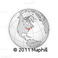 Outline Map of ZIP Codes Starting with 123