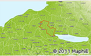 Physical 3D Map of ZIP code 13036