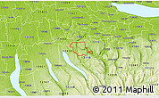 Physical 3D Map of ZIP code 13108