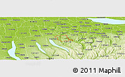 Physical Panoramic Map of ZIP code 13108