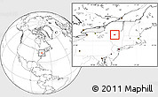 Blank Location Map of ZIP code 13339