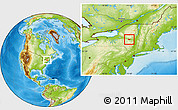 Physical Location Map of ZIP code 13339