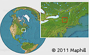 Satellite Location Map of ZIP code 13339