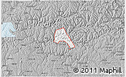 Gray 3D Map of ZIP code 13756