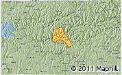 Savanna Style 3D Map of ZIP code 13756