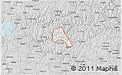 Silver Style 3D Map of ZIP code 13756