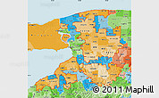 Political Shades Map of ZIP codes starting with 140