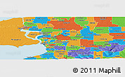 Political Panoramic Map of ZIP code 14221